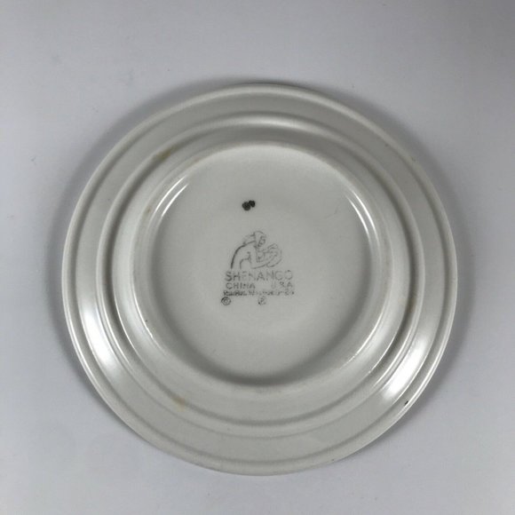Vintage Shenango China Chardon Rose Red Small Bread Plate SHOCHRR - Picture 4 of 6